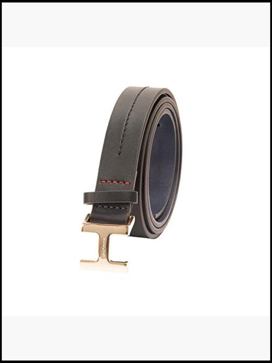 Slim Casual Belt with H Monogram Plaque Buckle for Jeans and Trousers main image 5